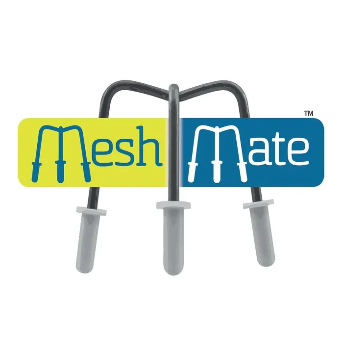 Wire bar chairs (Mesh Mate plastic ferrule tip)