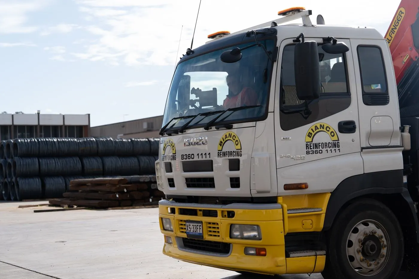 Bianco crane truck